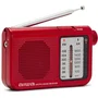 Aiwa RS-55RD Radio Portátil de Bolsillo Dual AM/FM Roja